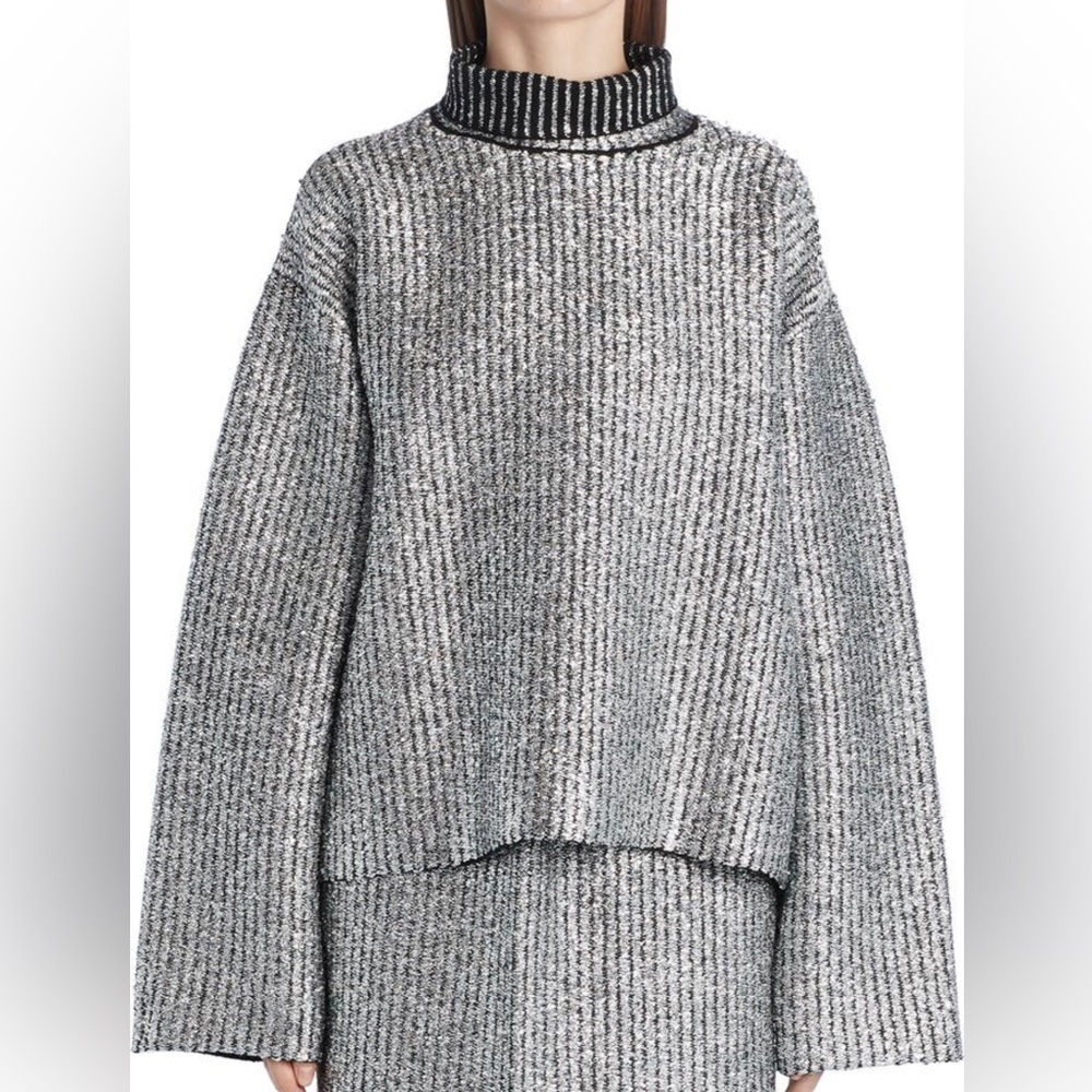 Moncler Genius 2 1952 Metallic Blend Turtleneck Sweater